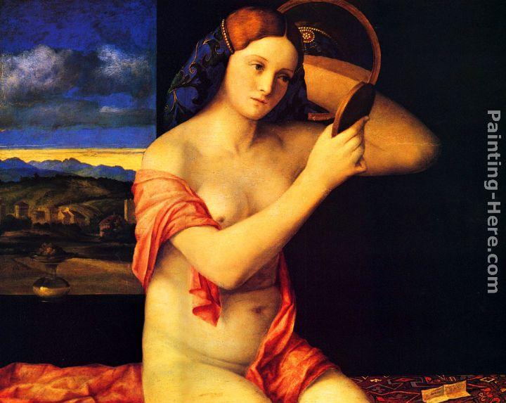 Giovanni Bellini Young Woman at her Toilet